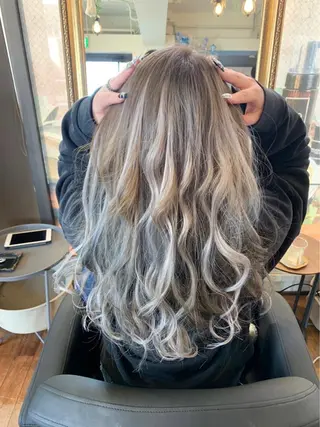 ロング 吉川 眞之亮のヘアスタイル