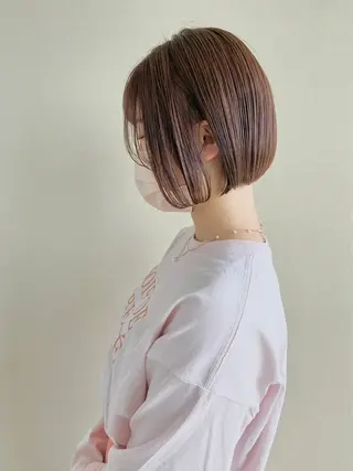 ショート レイヤーカット*艶* 蒲生四丁目*山保美月のヘアスタイル
