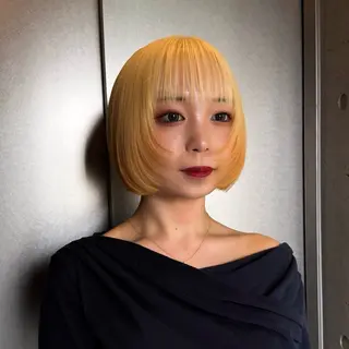ショート カラー 柔め透明感血色カラー 暖色/レイヤー/ゆいのヘアスタイル