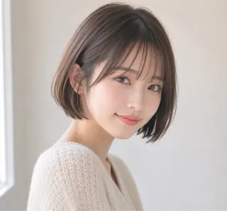 セミロング ボブ/ショート 🩵AYAKA🩵のヘアスタイル