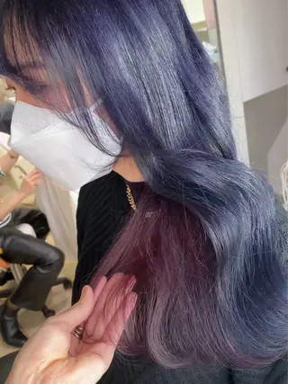 セミロング カラー 暗色カラー/レイヤー 🩶KAITOのヘアスタイル