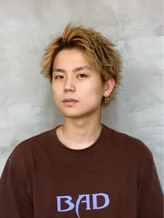 カラー メンズ 安藤幹人 メンズパーマのヘアスタイル