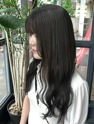 ロング カラー Haircraft 長岡琉菜のヘアスタイル