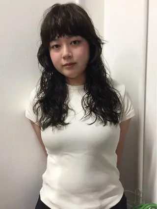 ロング 松林 芽依のヘアスタイル