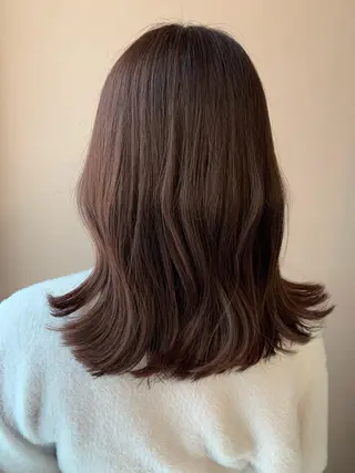 ロング カラー hubhair レイヤー/透明感のヘアスタイル