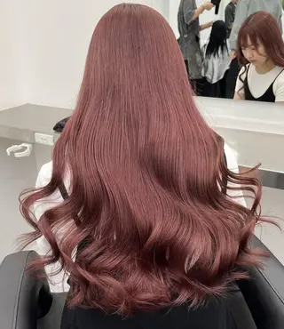 ロング カラー 🎆浴衣着付け👘 ✨ヘアセット🐹のヘアスタイル