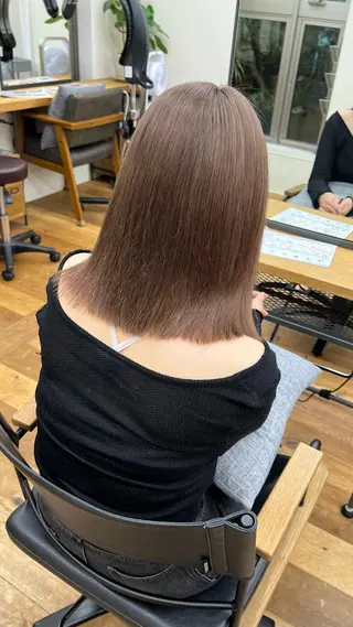 ロング カラー 抜きっぱなしブロンド /ハイトーン/カナタのヘアスタイル