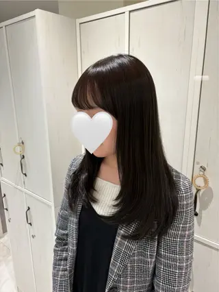 ロング カラー 脇尾 百花のヘアスタイル