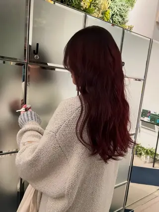 セミロング カラー ムラコシヒカリ lapenseeのヘアスタイル