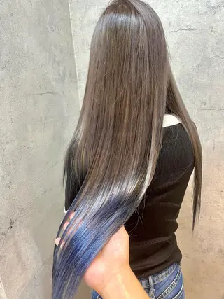 ロング カラー 松井 敬太郎のヘアスタイル