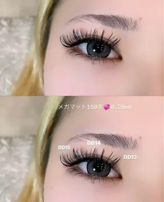 マツエク・マツパ eyelash Anmut Lunaのマツエク・マツパデザイン