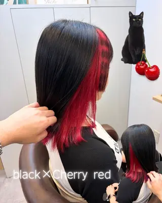 カラー 井上 悠人のヘアスタイル
