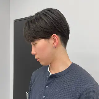 メンズ シャドウパーマ／骨格 矯正カット　トモキのヘアスタイル