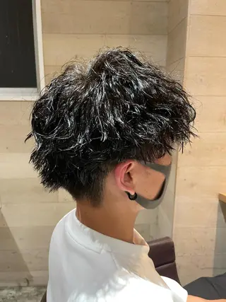 カラー パーマ メンズ 優真/難波で 1番パーマが上手いのヘアスタイル