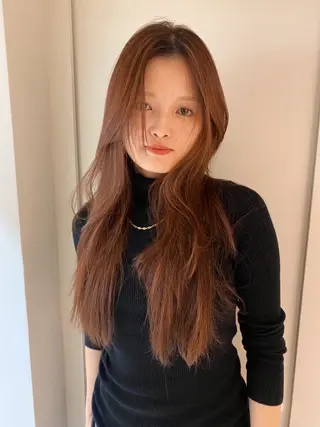 ロング サトウ ナナのヘアスタイル