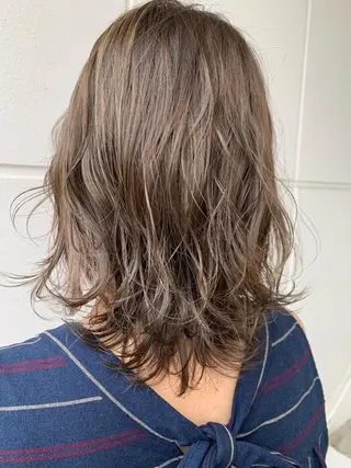 ミディアム 大人の似合わせカット 髪質改善 ASUKAのヘアスタイル
