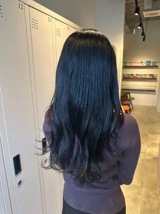 ロング カラー 丸山 心 / 艶カラーのヘアスタイル