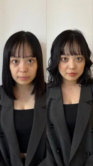 大阪／ハイトーン ／アレンジ／りなのヘアスタイル