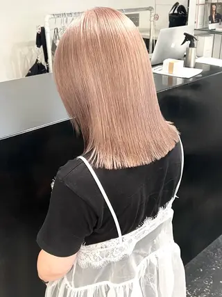 セミロング カラー HARU//原宿🤍 リピート率NO.1のヘアスタイル