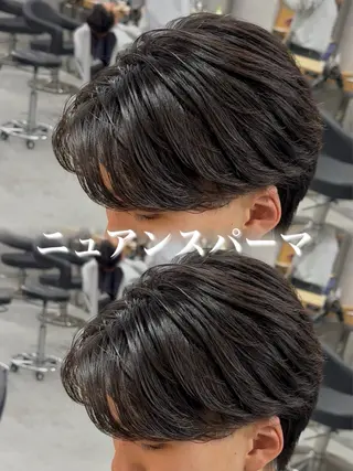 パーマ メンズ ツイスパ/シャドウ MANARUのヘアスタイル