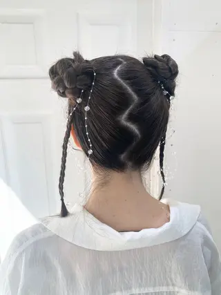 ヘアアレンジ uros.中目黒 moekaのヘアスタイル