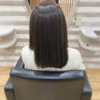 セミロング カラー KON|ごまかさない 艶。酸熱×精密カットのヘアスタイル
