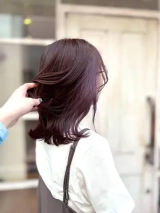 カラー rina⟡/川越/ ナチュラルカラー🪽のヘアスタイル