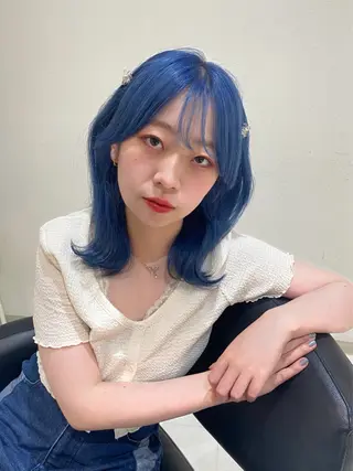 ミディアム カラー mai / linoah˚✧のヘアスタイル