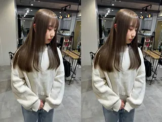 ロング カラー 🧸垢抜けハイトーン 🫧𖤐⡱れんのヘアスタイル