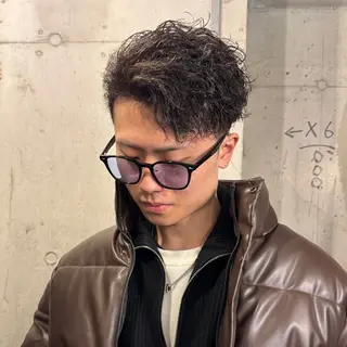 ショート パーマ メンズ お悩み×垢抜け特化 KAYA/渋谷のヘアスタイル