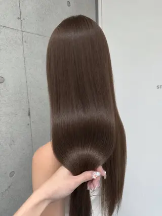 ロング カラー 🤎ブラウンカラー 専門店🍫ゆい🤎のヘアスタイル