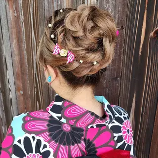 ヘアアレンジ ロング ESTELA... OHARA のヘアスタイル