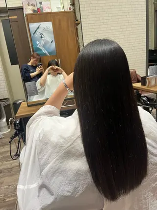 ロング 古川 千夏のヘアスタイル