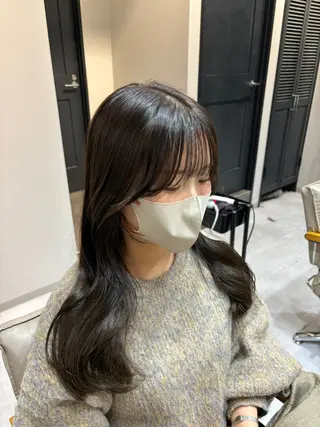 ロング 縮毛矯正 特化アツシのヘアスタイル