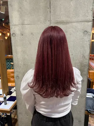 ロング カラー ⭐️Manaka⭐️ 艶髪🩵ナチュラルのヘアスタイル