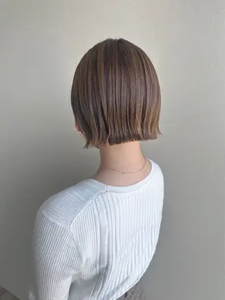 ショート レイヤーカット*艶* 蒲生四丁目*山保美月のヘアスタイル