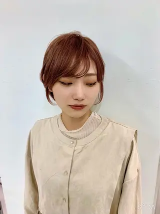 ショート カラー 渋谷  中性ヘア あかりのヘアスタイル