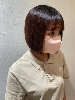 ショート 中村 莉子のヘアスタイル