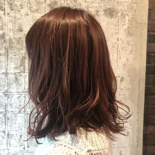 ミディアム ZAZA ASAMIのヘアスタイル