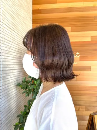 ミディアム カラー 【AMANEQ】 yuka🦋のヘアスタイル