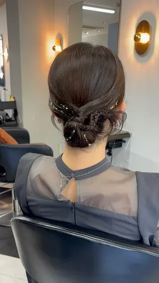 ヘアアレンジ 🦄艶髪育毛🌟毛髪 診断/セット/駒井のヘアスタイル