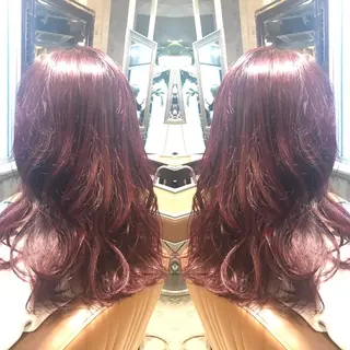 ミディアム カラー パーマ ヘアアレンジ メンズ キッズ ネイル マツエク・マツパ サロンドミルク 渋谷高比良のヘアスタイル