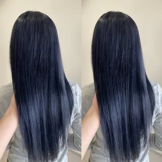 セミロング カラー み うのヘアスタイル