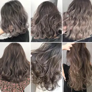 ロング カラー ヘアアレンジ 【公式】amble luxe池袋東口🩷のヘアスタイル