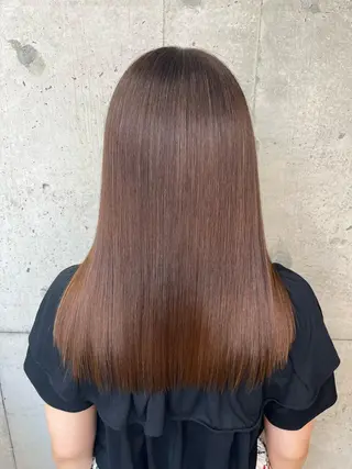 ミディアム 髪質改善 永田零亜のヘアスタイル