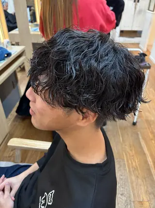 パーマ メンズ メンズ✨パーマ 大室雄基のヘアスタイル