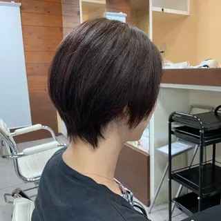 ショート カラー 似合わせ/前髪カット /店長 村上直也のヘアスタイル