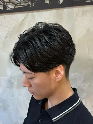 ミディアム パーマ メンズ YUUTO 【メンズ限定】のヘアスタイル