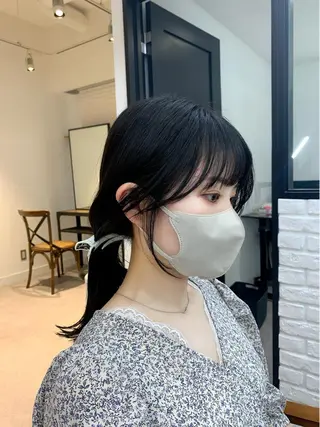 ロング カラー パーマ ヘアアレンジ メンズ キッズ ネイル マツエク・マツパ アイブロウ 似合せレイヤー/ 柔らか透明感カラーのヘアスタイル