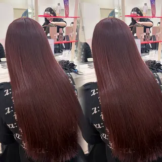 カラー 🍒ブリーチなし🍒 暖色🍒YUUNAのヘアスタイル